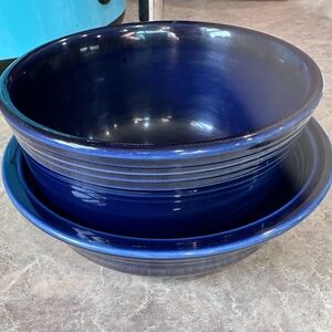 Fiesta Dinnerware Set in Deep Blue